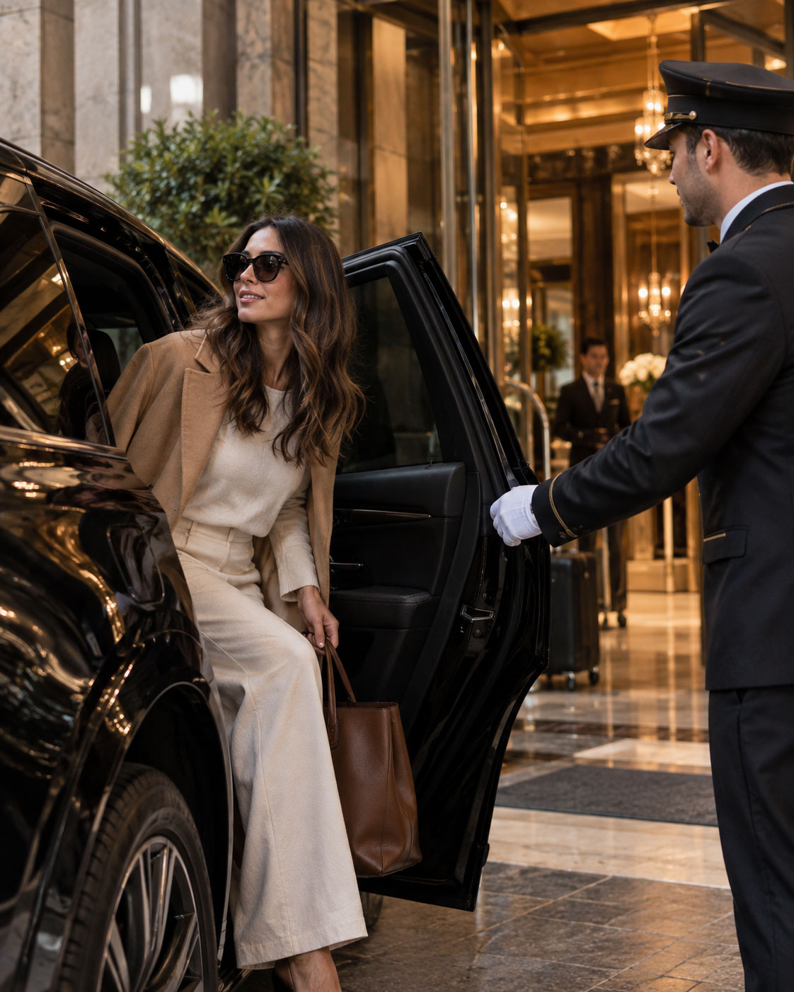Hotel arrival